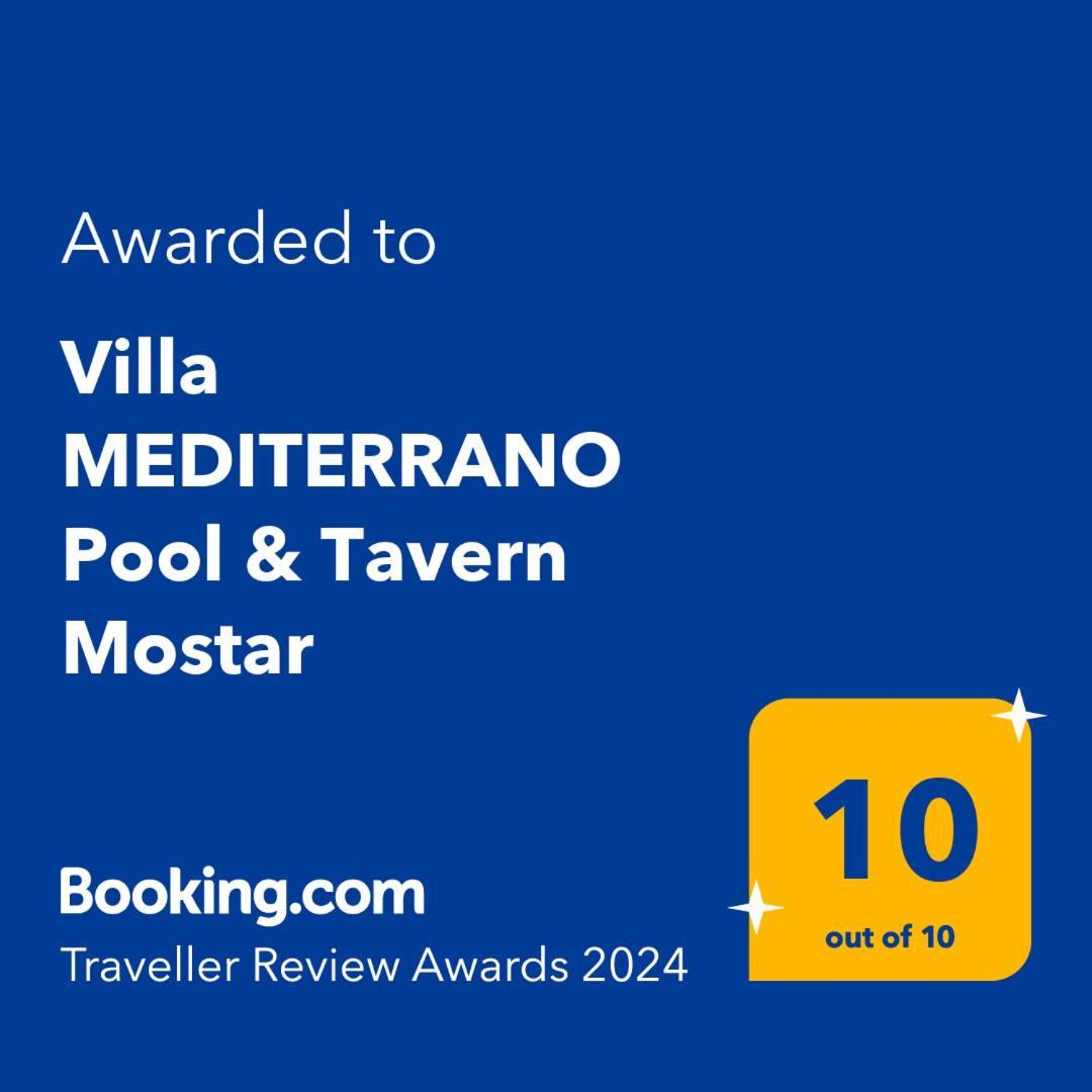 Villa Mediterrano Pool & Tavern Mostar Buna エクステリア 写真